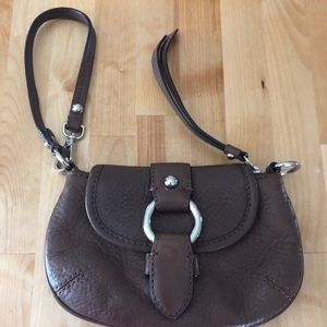 Banana Republic Brown Leather Wristlet